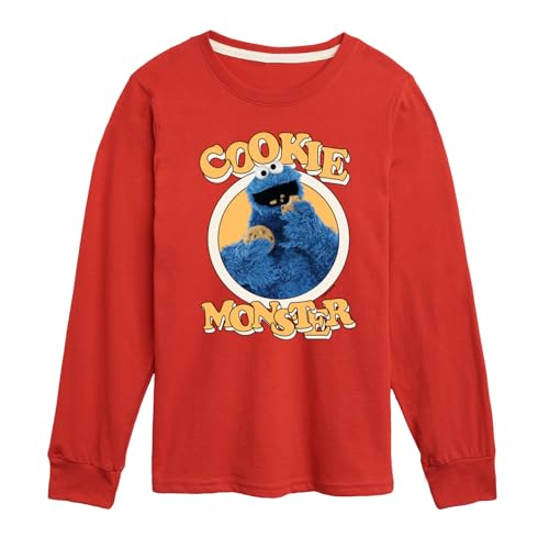 Sesame Street - Cookie Monster -Toddler and Youth Long Sleeve T-Shirt