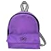 18 Inch Doll Backpack, Doll Size for Plush Animals or 18 Inch Doll Accessories and American Girl Dolls in Purple Nylon, Zippered Opening and Pocket in Purple