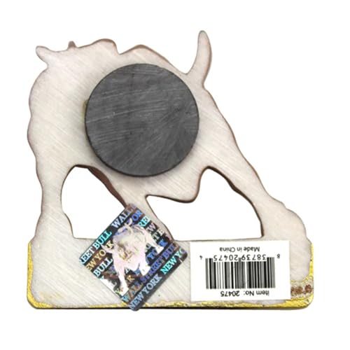 Imán decorativo de resina Wall Street Bull Artisan Owl miniatura 2