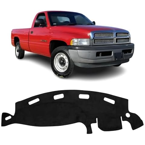 FIILINES Dash Cover for Dodge Ram Cover