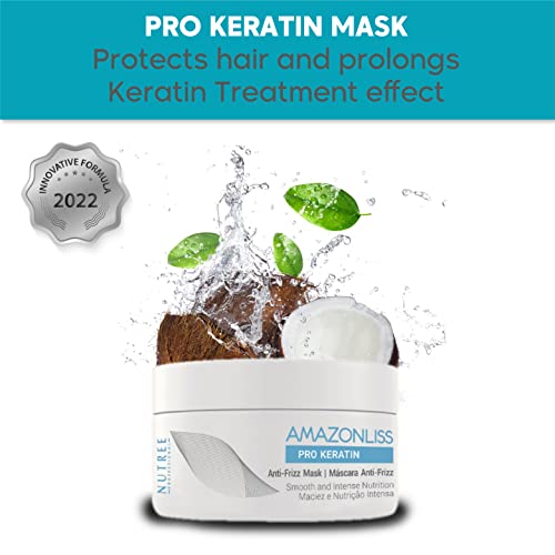 Pro Keratin Gel Mask- 8.8 Oz. Anti-Frizz Mask | Mask Is To Compensate For The Loss Of The Hair's Own Keratin | Hair Hydration & Beauty Mask - Formaldehyde Free, Paraben Free (8.8 Oz Keratin) #TOP1
