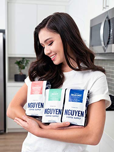 Loyalty Peaberry Robusta Arabica Blend Ground Coffee Bean, Vietnamese Fair Trade Organic Single Origin