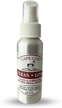CAPE COD Clean Link | ينظفات وزيوت التشحيم المصقول والساتان المعدني Qty 1 2.7ounce Spray