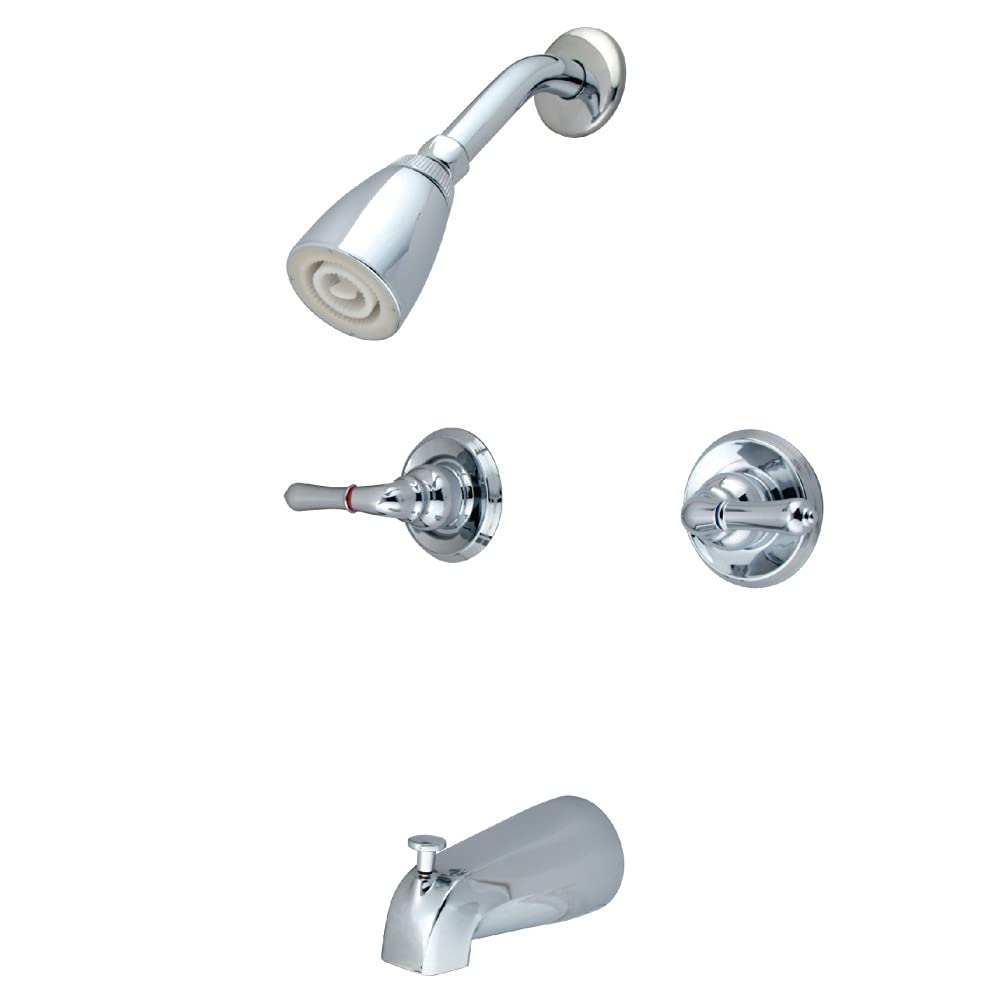 Robinet de douche Kingston KB241 mitigeur baignoire chromé mural