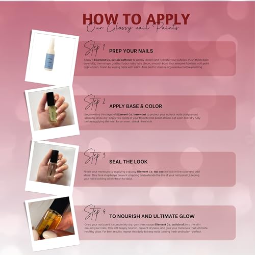 Image of Ellement Co Merlot Nail Polish 10ml | Deep Wine Red Nail Colour | Glossy Finish | Rich Pigmentation | Quick Drying | Long Lasting | Chip Resistant | Vegan Nail Lacquer Nail Paint for Women & Girls