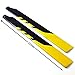STASRC 2Pairs 325mm Glass Fiber Main Rotor Blades for Align Trex 450 RC Helicopter Remote Control Helicopter