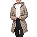 Rokka&Rolla Women's Packable Lightweight Puffer Jacket Water-Resistant Hooded Winter Long Coat