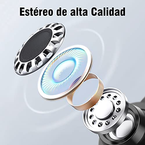 AOVOCE-Auriculares-Inalambricos-Deportivos-36-Hrs-IPX7-Impermeable-Auriculares-Bluetooth-Gaming-HD-Estereo-Microfono-Bluetooth-50-con-Estuche-Carga-LED-USB-C-Actualizado