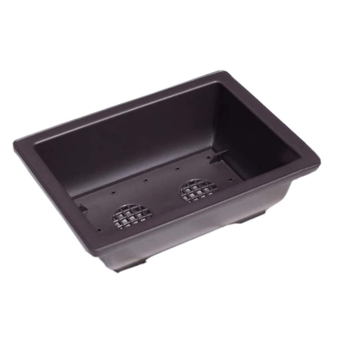 Bol pépinière en plastique carré pour plante pot de formation de bonsaï rectangulaire 26cm