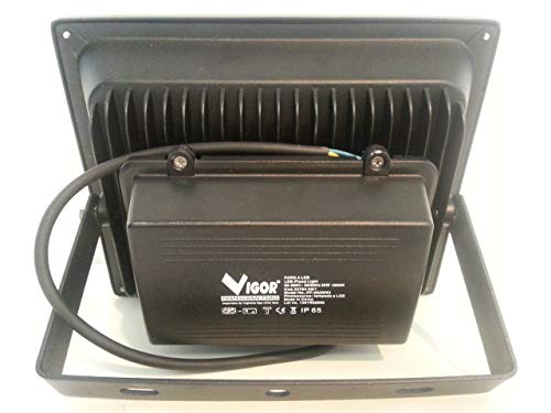 Proiettori Led Vigor Lumy Nero Luce Bianca 50W-3500 Lm - 4