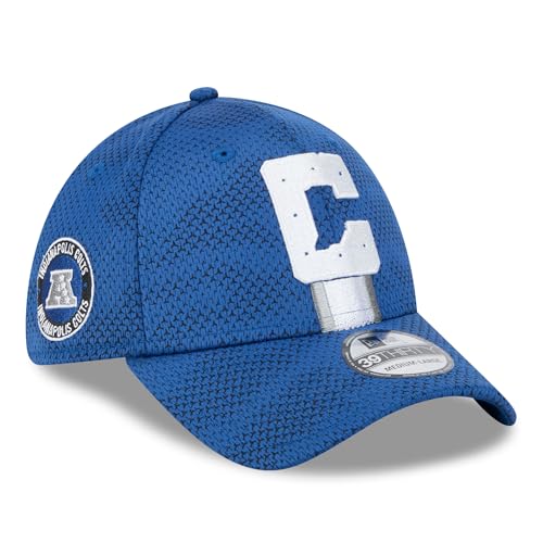 New Era Men's Royal Indianapolis Colts 2024 Sideline 39THIRTY Flex Hat