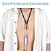 APDTEK Peritoneal Dialysis Transfer Set Catheter Holder Accessories for Baxter 5C4482 5C4483, PD Secure Shower Support for Men Women with 2 PCS Ajustable Neck Lanyards - Purple
