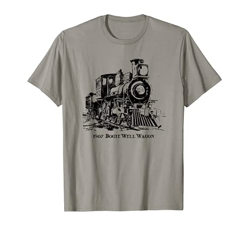 Vintage Locomotive Train Railroad Bogie Well Wagon 1907 Camiseta