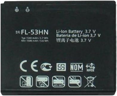 Replacement Generic Battery for LG G2X, Optimus 2X P999, Optimus 3D, Thrill 4G P925 (FL53HN)