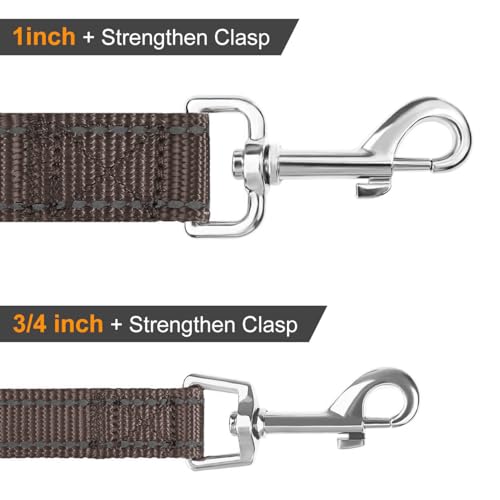 image for Joytale Double-Sided Reflective Dog Leash, 6 FT/5 FT/4 FT, Padded Hand