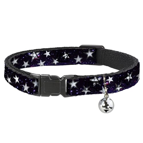 Collar de gato breakaway Buckle Down con estrellas brillantes 2