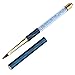 Produktbild SH-RuiDu Direct Store Multi-Art-Nagel-Kunst-Bürsten-Stift-UVgel-Phototherapie-Stift gemalter Stift mit Diamant-Maniküre-Werkzeug (Color : Sky Blue(Crystal))