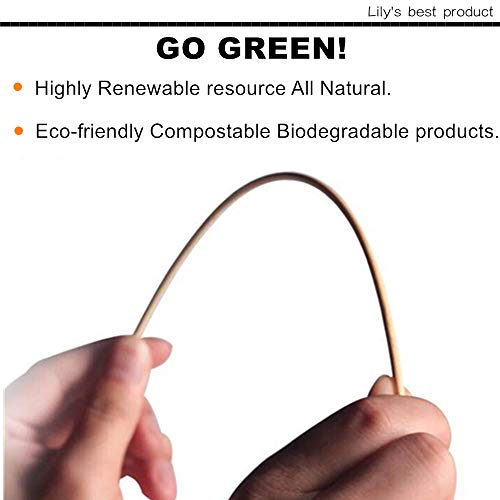 Image of HOPELF 16 inch Natural Bamboo Skewers Sticks for BBQ,Kabob,Grilling,Barbecue,Kitchen,Roasting,Marshmallows,Plant Stakes,Crafting.Φ:4mm, More Size Choices 6 inch /8 inch /10 inch /12 inch /14 inch /30 inch(100 PCS) (Pack of 3)