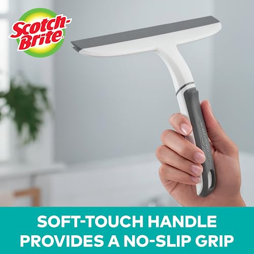 image for Scotch-Brite, All-Purpose 10 Inch Dual Blade Streak-Free Squeegee, Saf