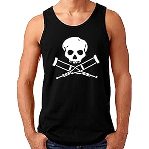 OM3® Jackass Skull Tank Top Shirt | Heren | Hardcore Stunts Dumb Fun Cult | S – 4XL