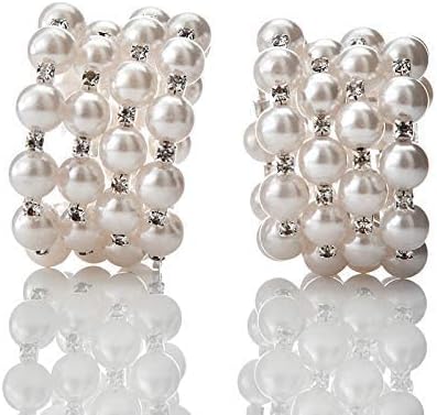 Miniatura 7 de Servilleteros de perlas blancas para mesa festiva, decoración de mesa para Acción de Gracias, otoño, vacaciones, boda, cumpleaños, banquete,