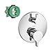 Hansgrohe K04353-01850CR E/S Thermostatic Trim with Volume Control and Diverter with Rough-In