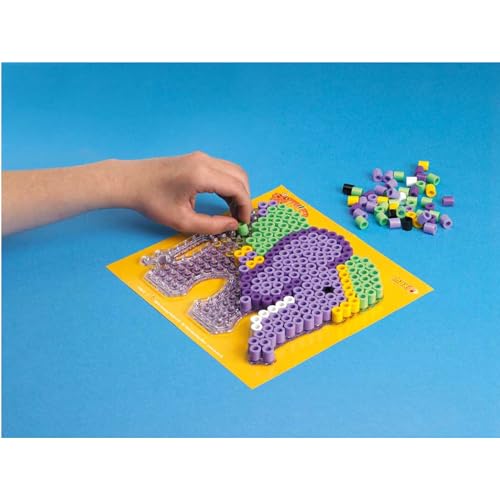 Bügelperlen Hama Perlen 8571 Dose mit 600 bunten Maxi-Perlen