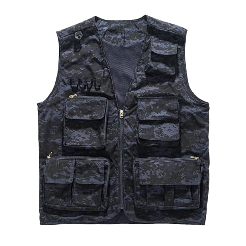 Gilet de pêche ultra léger et respirant doté de multiples poches