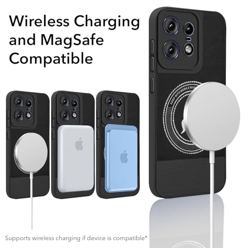 Jkobi Store Jkobi PU Leather Case for Moto Edge 50 Pro Black - Image 4