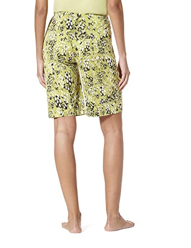 Hue Women's Plus Size Printed Knit Bermuda Pajama Sleep Short, White-Animal Flurry, 3X #TOP1