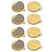 Scooter Brake Pads 4 Pair Electric Scooter Disc Brake Pad Copper Based Round Brake Pad for