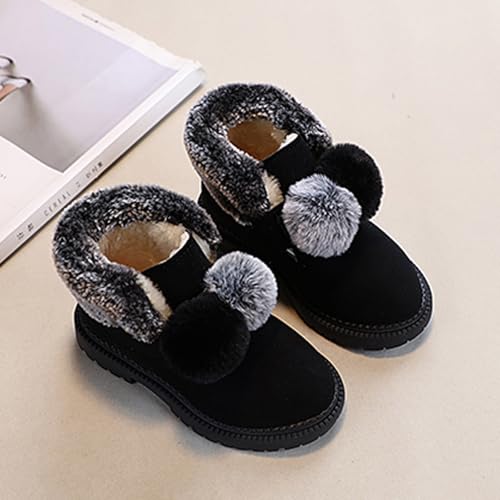 Boys Girls Winter Sneakers Faux Fur Ankle Booties Unisex Kids Warm High Top Traines Sport Shoes3