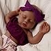 BABESIDE 16 inch Full Body Silicone Baby Dolls, Realistic African American Reborn Doll Black Girl, Bathable Anatomically Correct Newborn with Accessories for Kids 3+ & Collectors
