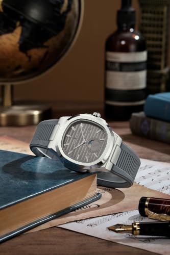 London Fog Store London Fog Analog Quartz Watch for Men, Grey - Image 4
