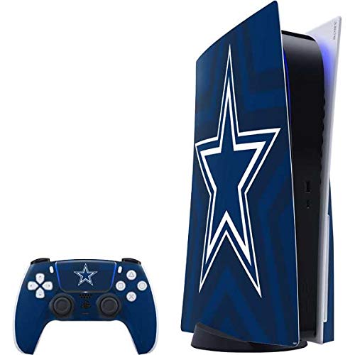 Skinit Decal Gaming Skin Compatible with PS5 Console and Controller - Officially Licensed NFL Dallas Cowboys Double Vision Design