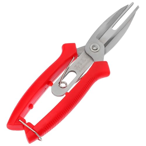 COLLBATH Tijeras de Podar Jardín Doble Inoxidable para Frutas Manzana Peral Tijera Multiusos con Mango Antideslizante Herramienta Práctica para Bonsáis y Huertos