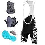 Culotte Ciclismo Hombre Culote Corto Ciclismo Hombre Pantalones Cortos De Ciclismo para Hombre Baberos Acolchados De Gel 3D Ropa De MTB para Ciclismo Al Aire Libre (TYP-5,S)