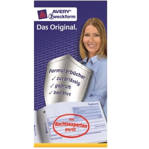 AVERY Zweckform 1018 Gesprächsnotiz (A5, Abreißblock, oben verleimt, 50 Blatt) gelb