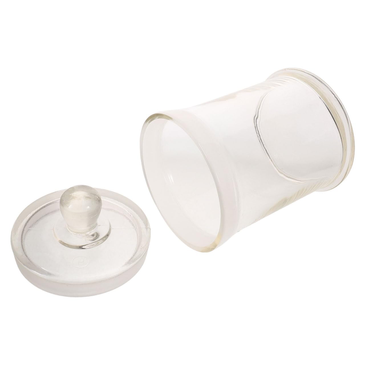 Toddmomy Frasco de Tinción de Vidrio Transparente Tapa de Cierre Hermético para Laboratorio Capacidad 1200ml, Reutilizable Boca Ancha para Muestras