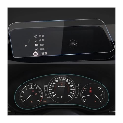Film d'écran de navigation verre trempé TPU pour tableau de bord Mazda