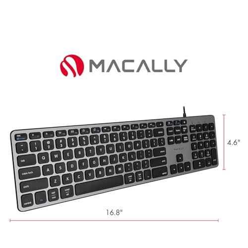 Macally Premium USB-C Keyboard thumbnail 7