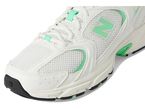 New Balance New Balance Unisex 530 Sneaker, Sea Salt/Lime Leaf, 10 US Men