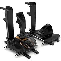 DIWANGUS UK 2-PACK Hotas Desk Mount,Joystick Desk Mount for Flight Sim Game Suitable for Thrustmaster T16000M FCS/TCA/T.Flight HOTAS 1/4,for Logitech G X52/X52 Pro/X56