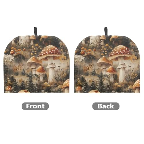 Image of Mushroom Tea Cozy for Teapot Dust Proof Teapots Dust Cover Insulated Breakfast Warmer for Home Kitchen Decorative Accessories Designed in England Kettle Cover for Party
