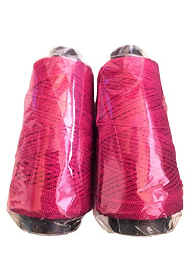 The Lovely Creations New Knitting Yarn Crochet Thread for Crochet Projects and Applique, Hand Bags, Lace Trim Set of 2 (RANI)