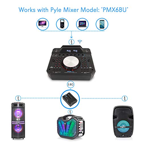 image for Pyle Wireless Audio DJ Sound Receiver - for Pyle PMX6BU Wireless DJ So