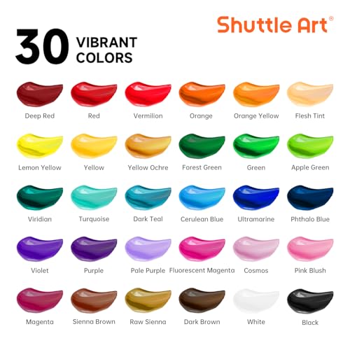 Shuttle Art SA APB48 48 Pack Acrylic Paint Set thumb #2