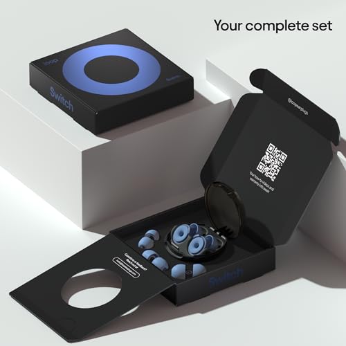 Loop Tampões auriculares com interruptor – Tampões de ouvido multimodos com redução de ruído | Prote