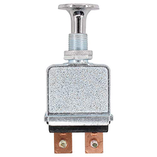Xtremeamazing Heavy Duty Push Pull Switch On Off 75 Amp 2 Position 2 Connection Terminals For Control Headlights Turn Signal Light Universal #TOP3