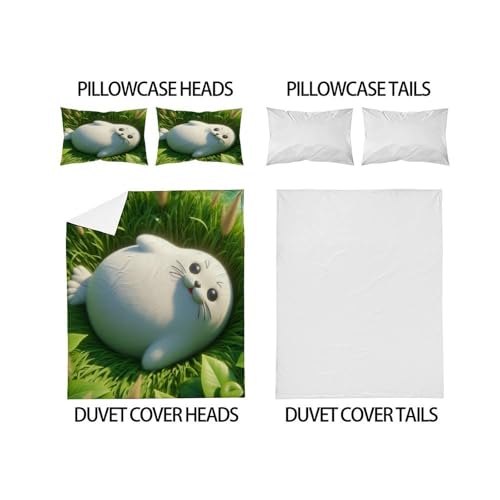 Parure de lit microfibre anti-plis pour un lit super king toujours net - 4